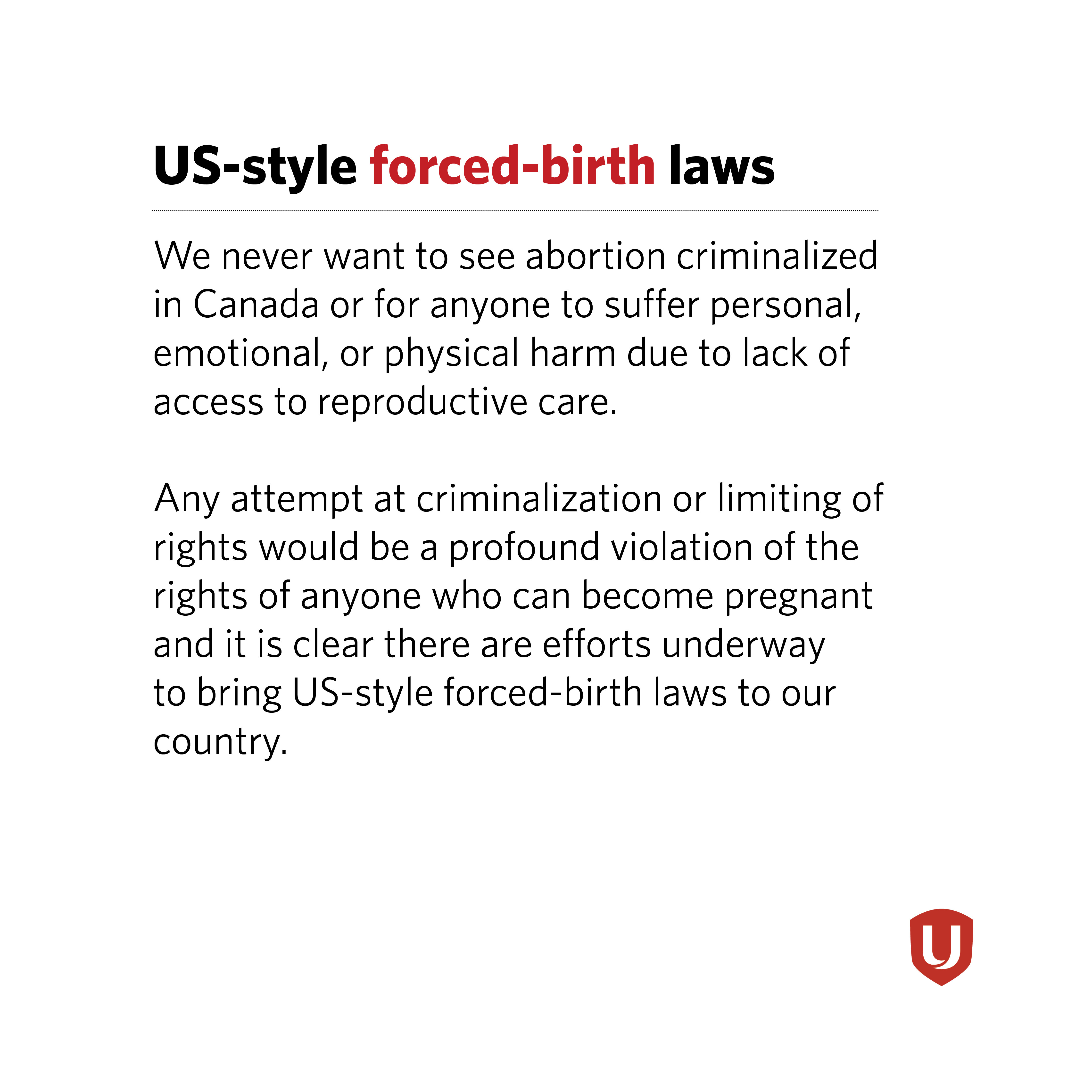 US-Style forced birth laws 
