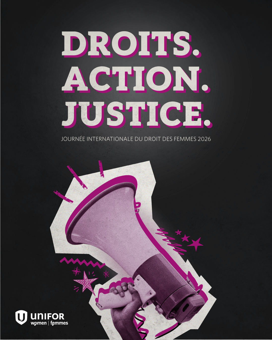 Droits. Action. Justice.