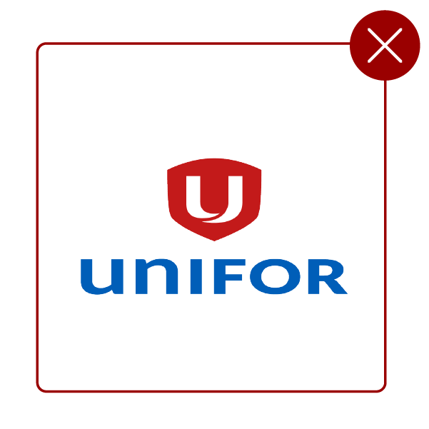 Squished Unifor logo