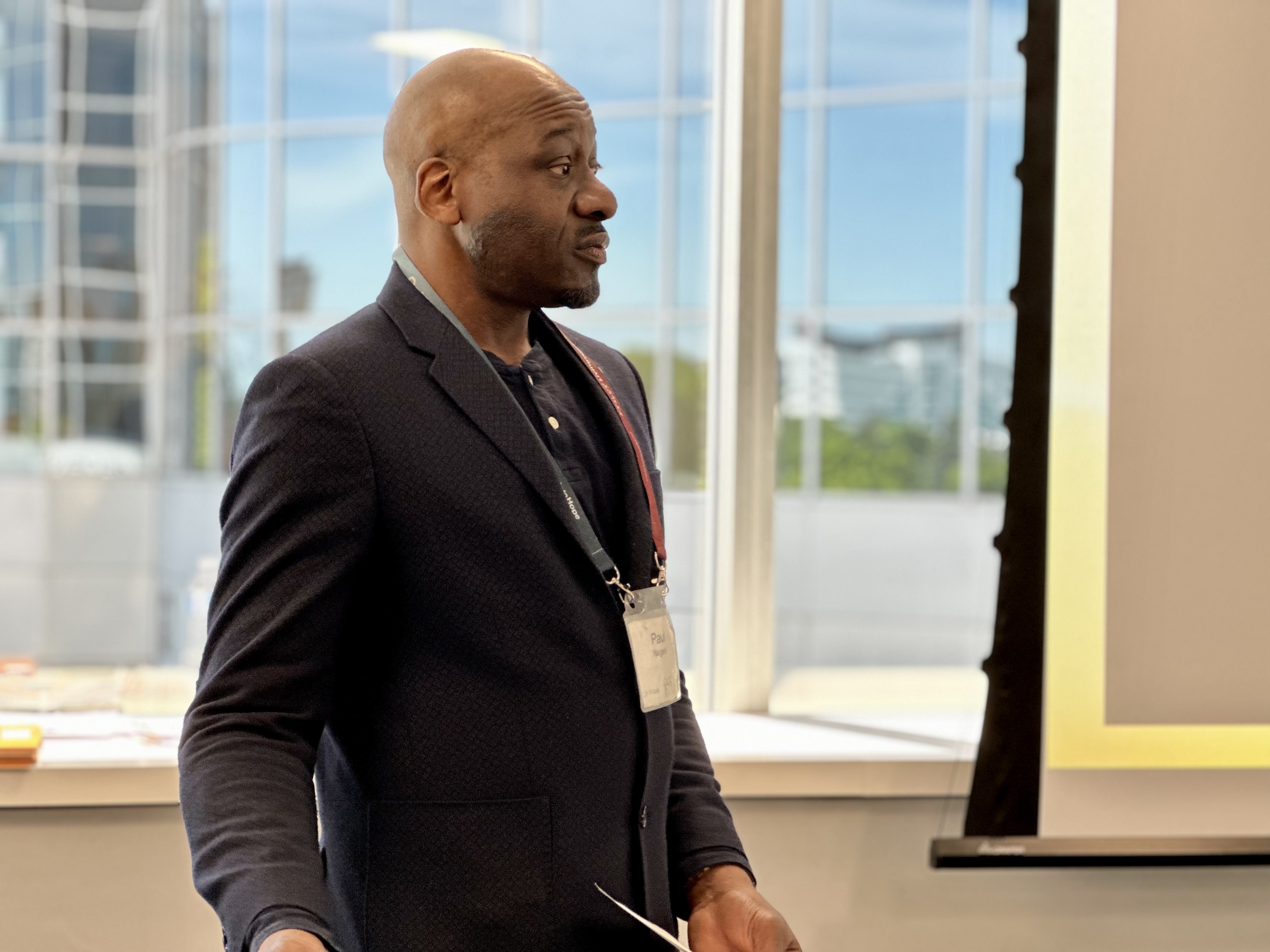 Safe Talk facilitator Paul Nugent