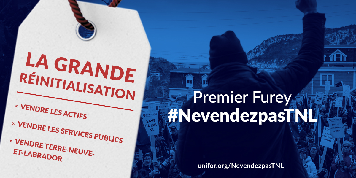 La grande réinitialisation. Premier minister Furey, #NeVendezPasTNL
