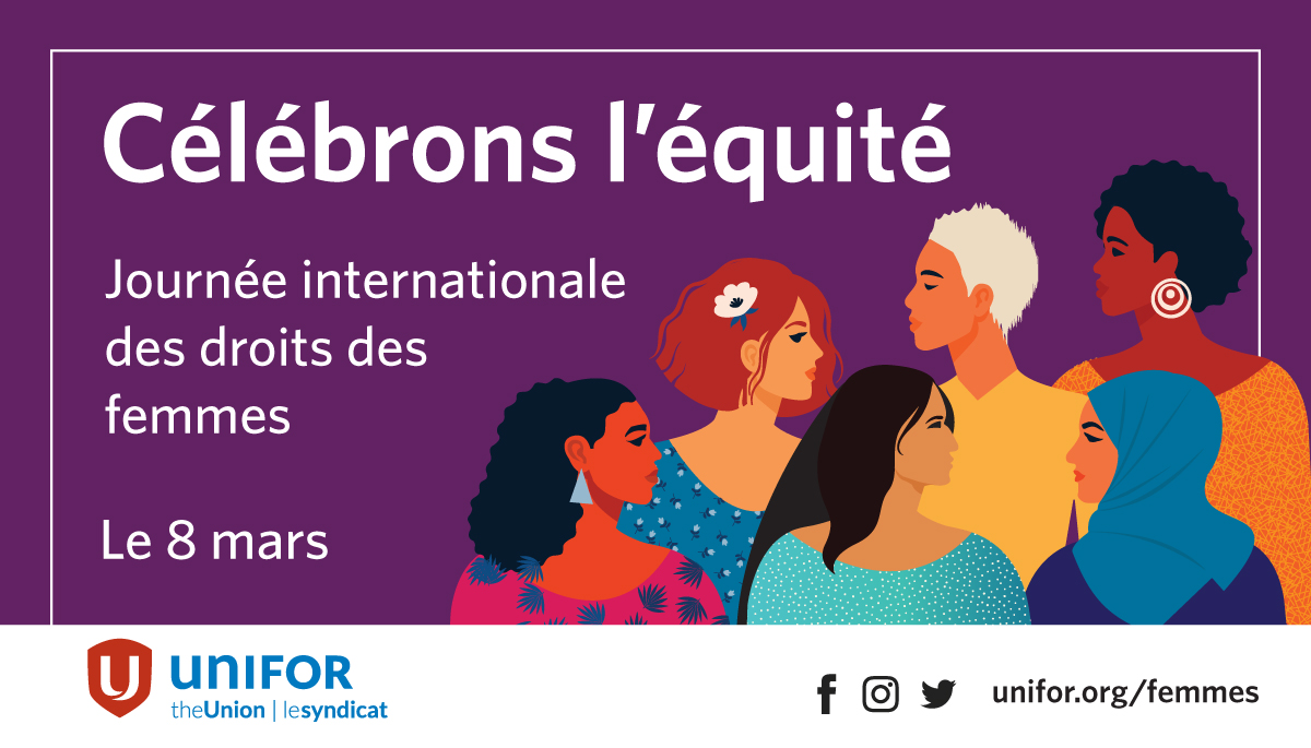 Embrasser l'équité Journée internationale de la femme. 