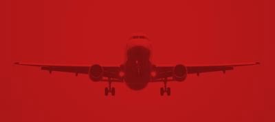 a airplane flying