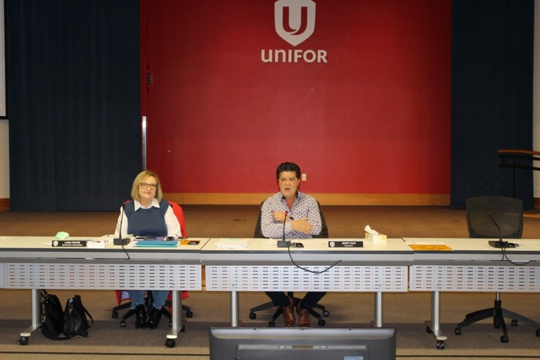 Jerry Dias and Lana Payne