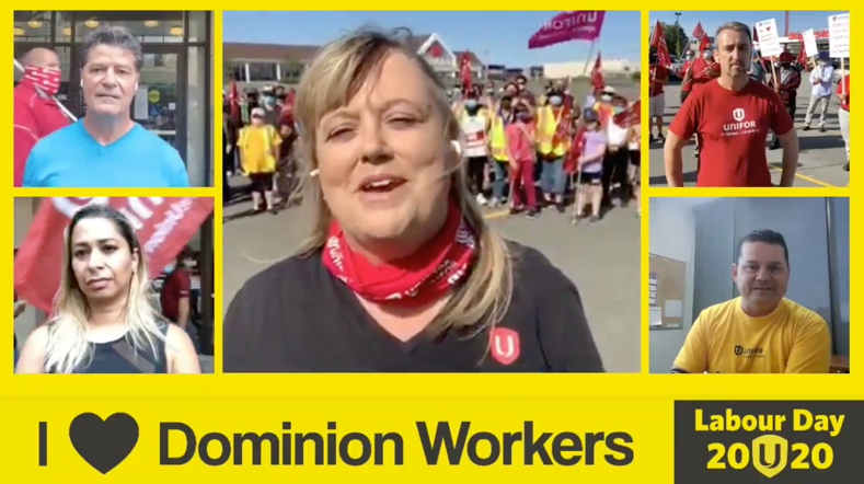 I heart Dominion Workers Labor Day 2020
