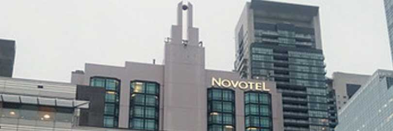 The Novotel hotel.