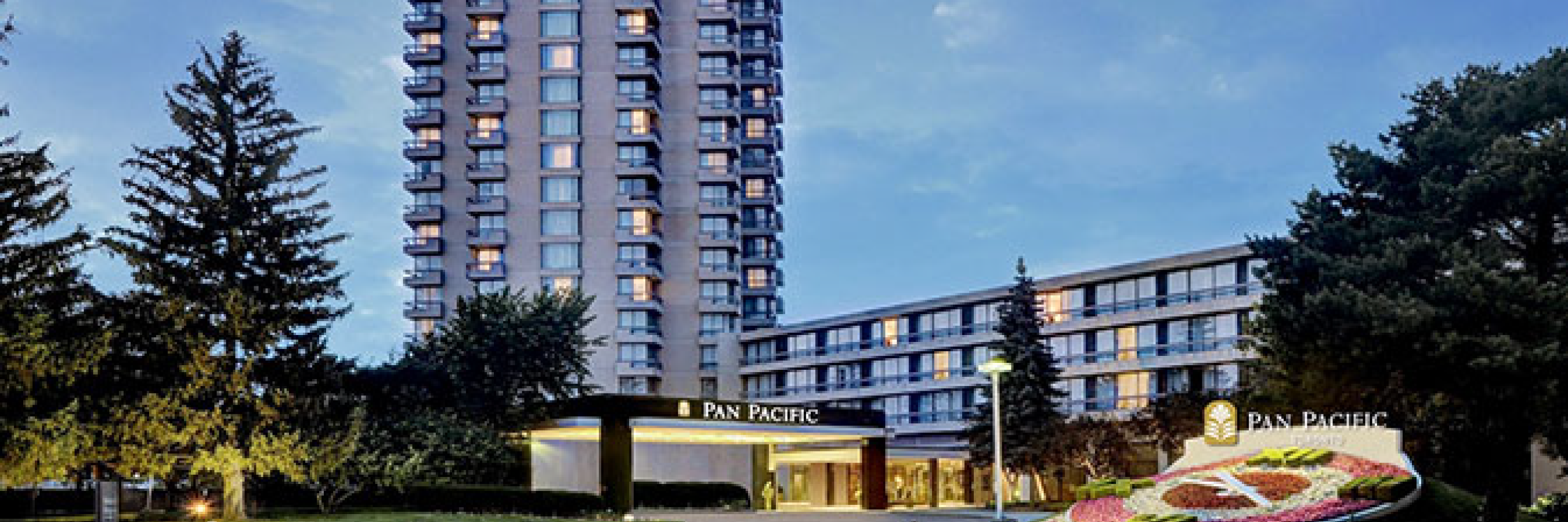 Exterior of the Pan Pacific Hotel in Toronto