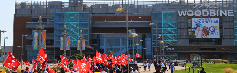 Rally at Woodbine Racetrack