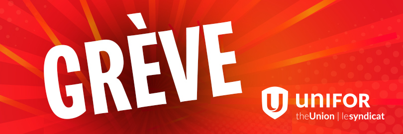 Logo d'Unifor Grève