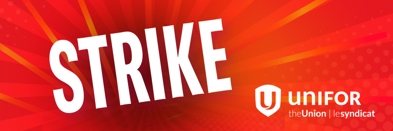 Strike Unifor Logo