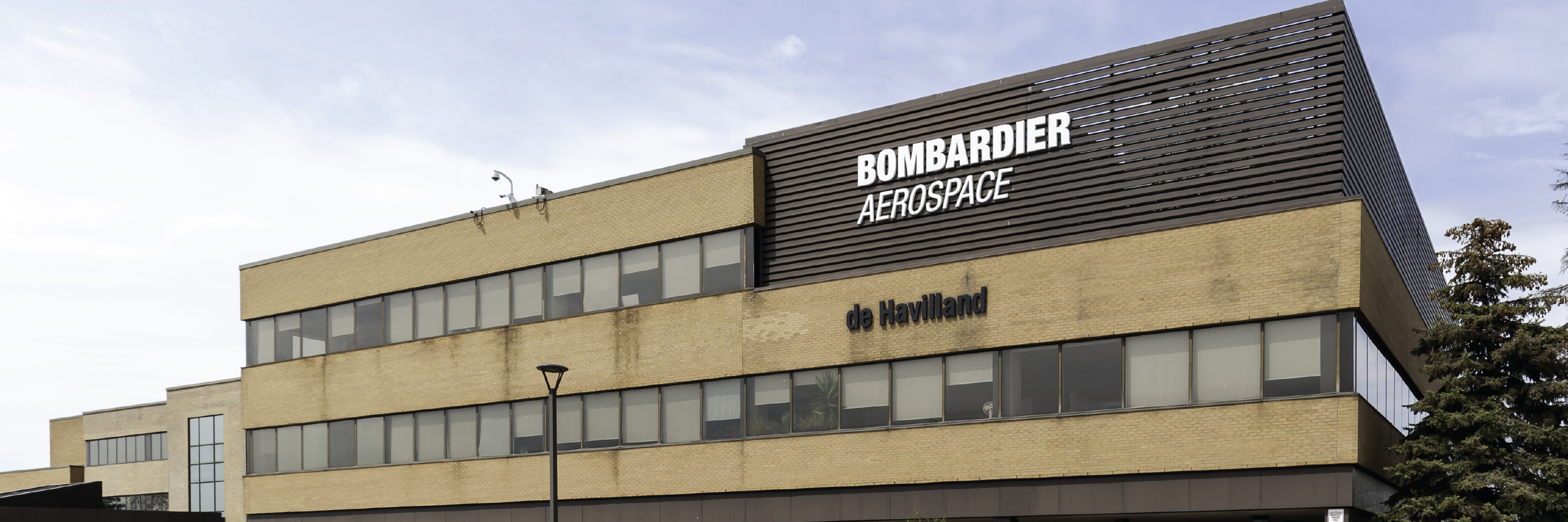 Bombardier Aerospace and De Havilland offices at the Downsview plant in Toronto.
