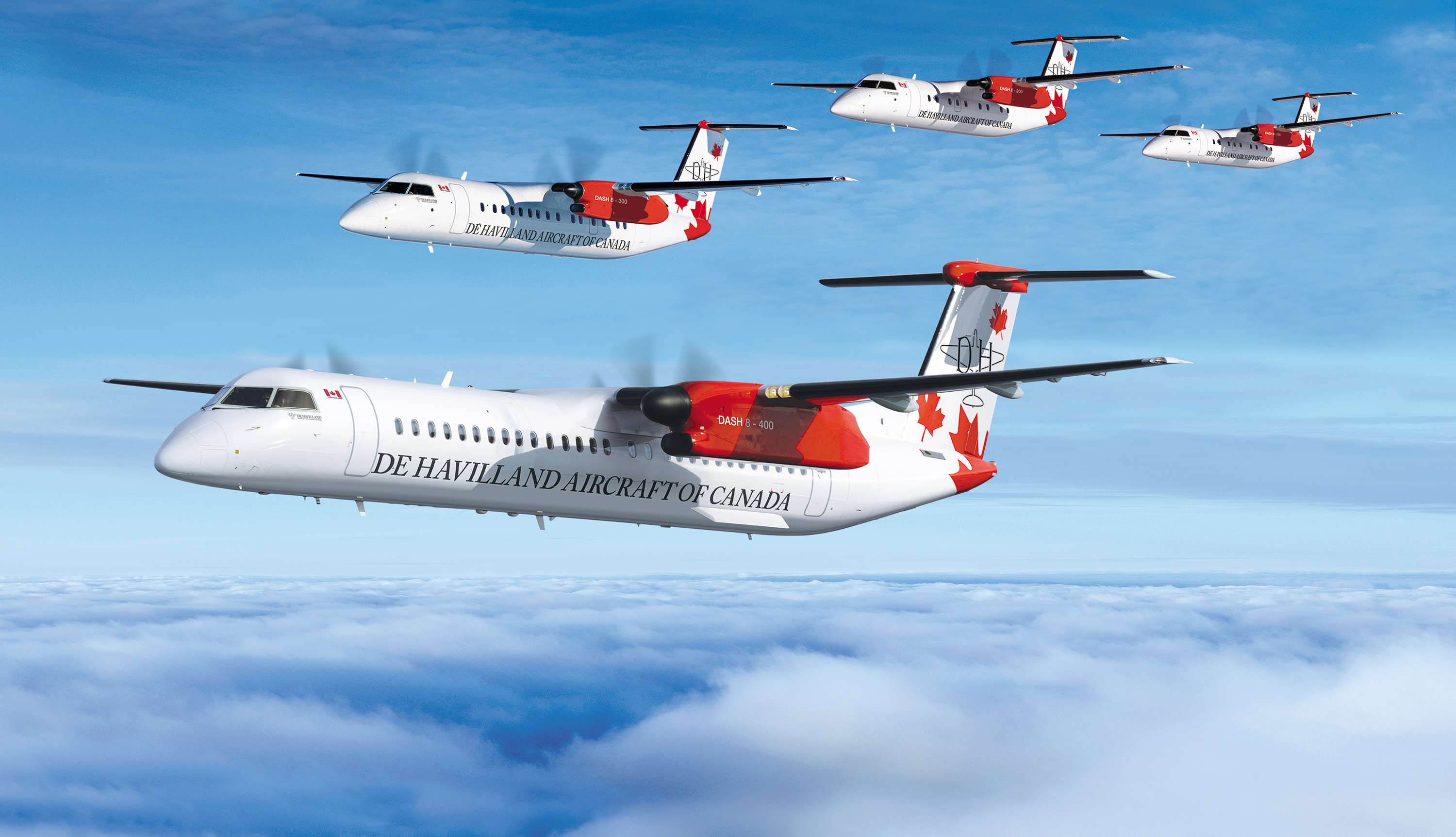 image of Dash 8 aircraft