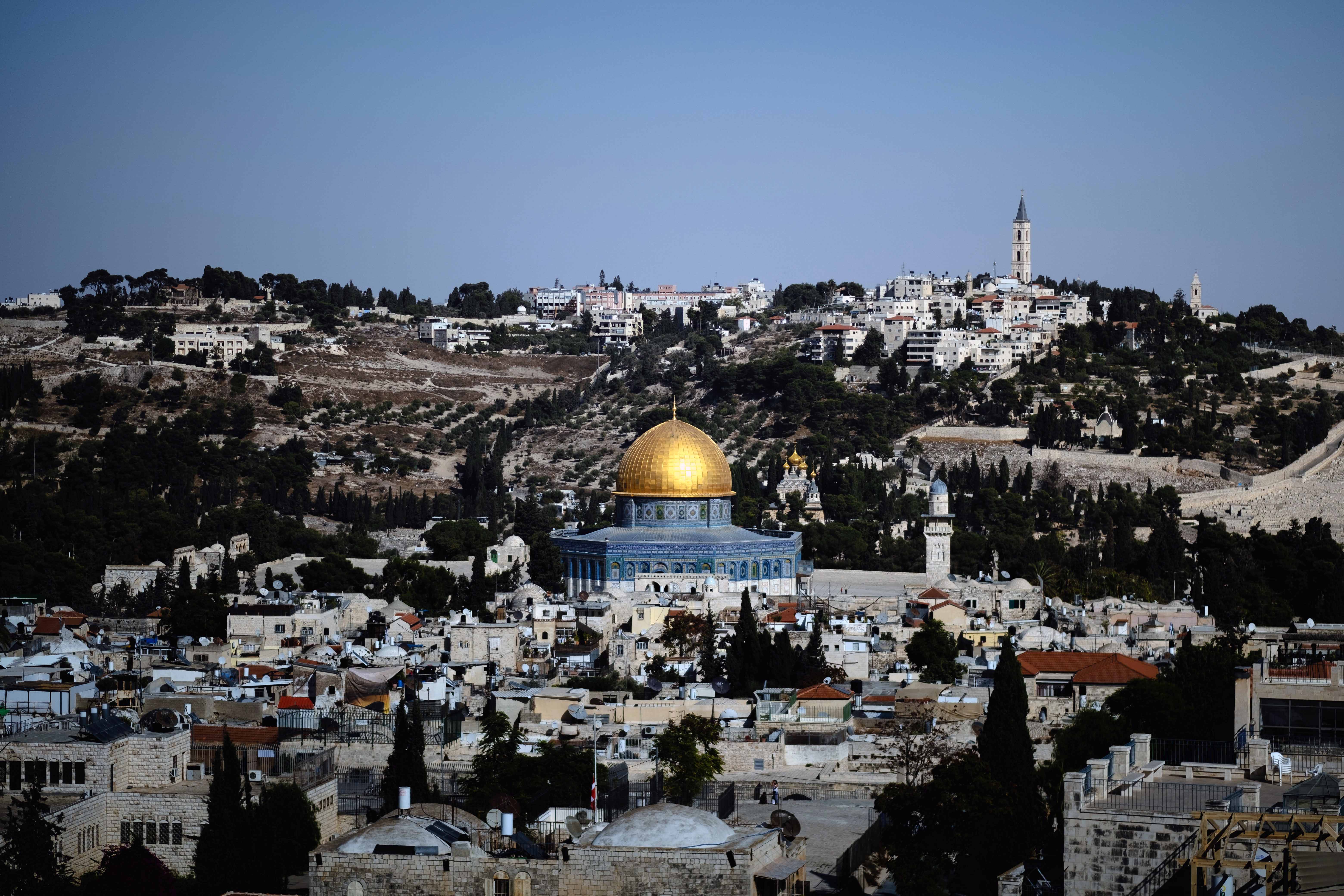 The Al Asqa Mosque and Temple Mount