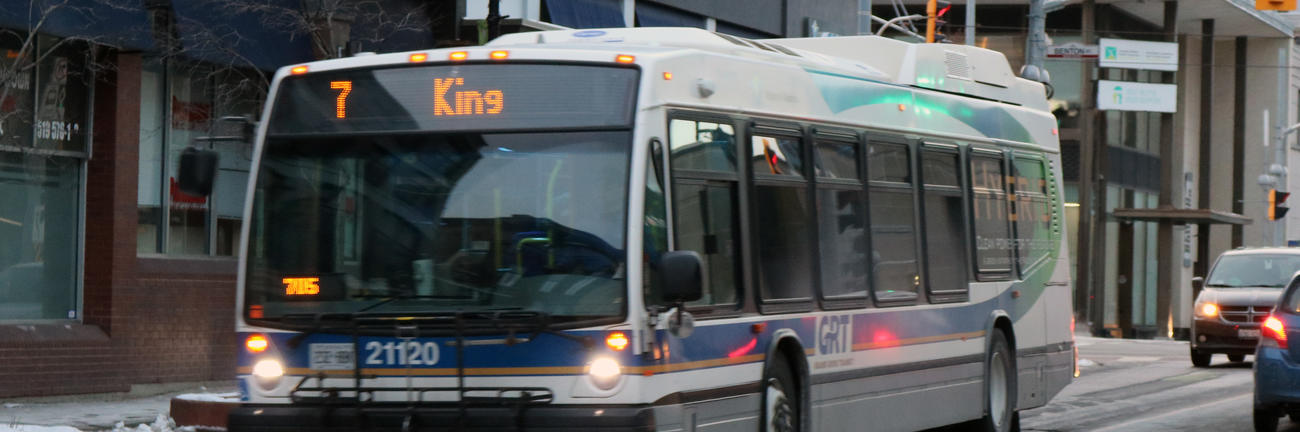 A Grand River Transit bus.