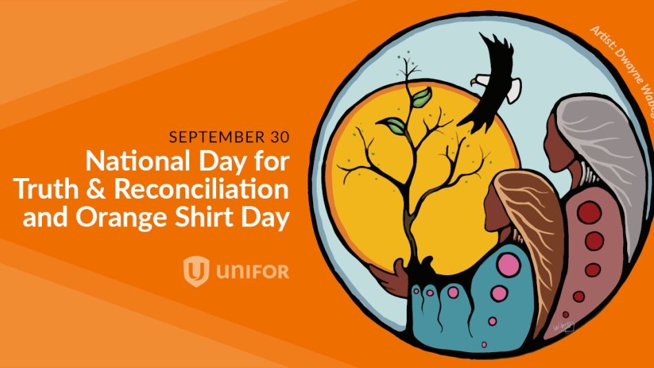 graphic reads, Sept 30 National day for truth and reconcilliation and orange shit day