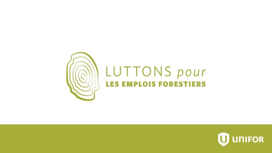 Logo de la lutte pour l'emploi dans le secteur forestier