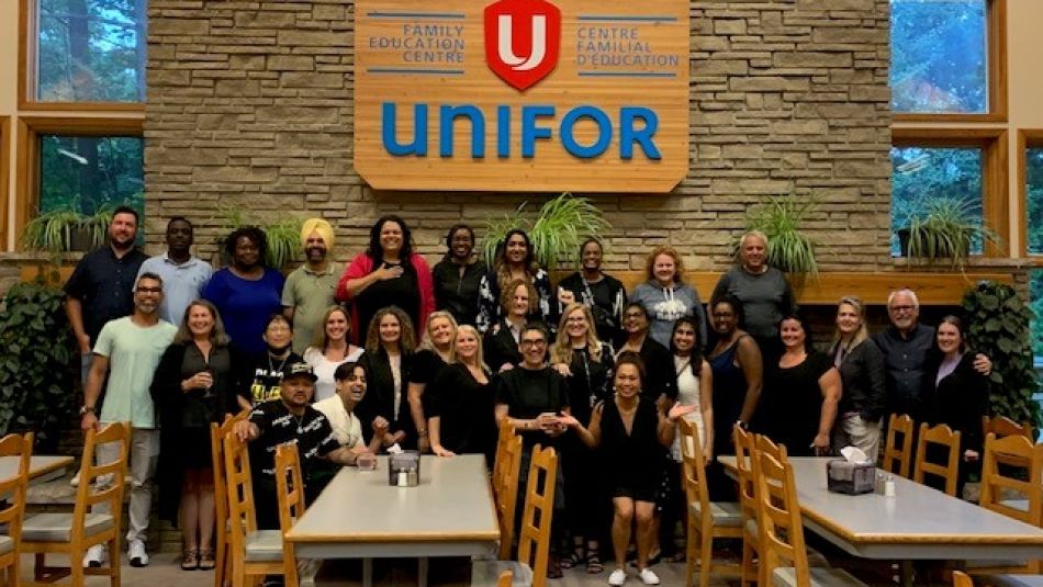 Group photo for Unifor Area School