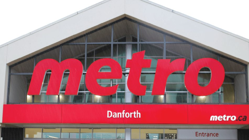 Exterior of a Metro store