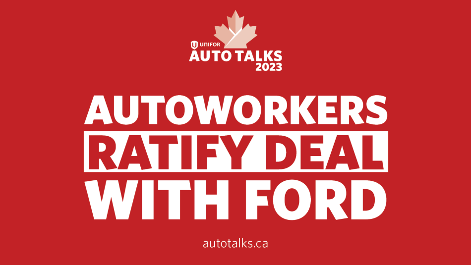 autoworkers ratify deal with Ford autotalks.ca 