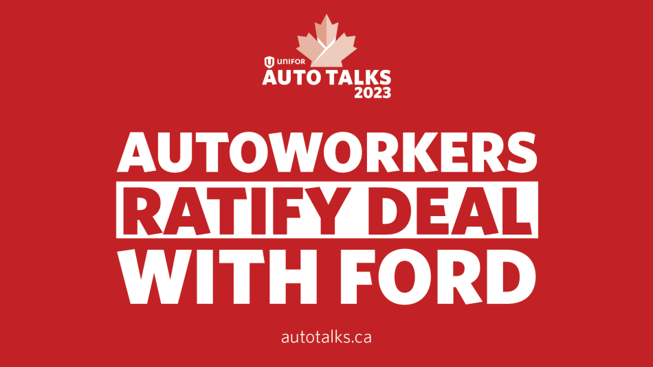 autoworkers ratify deal with Ford autotalks.ca