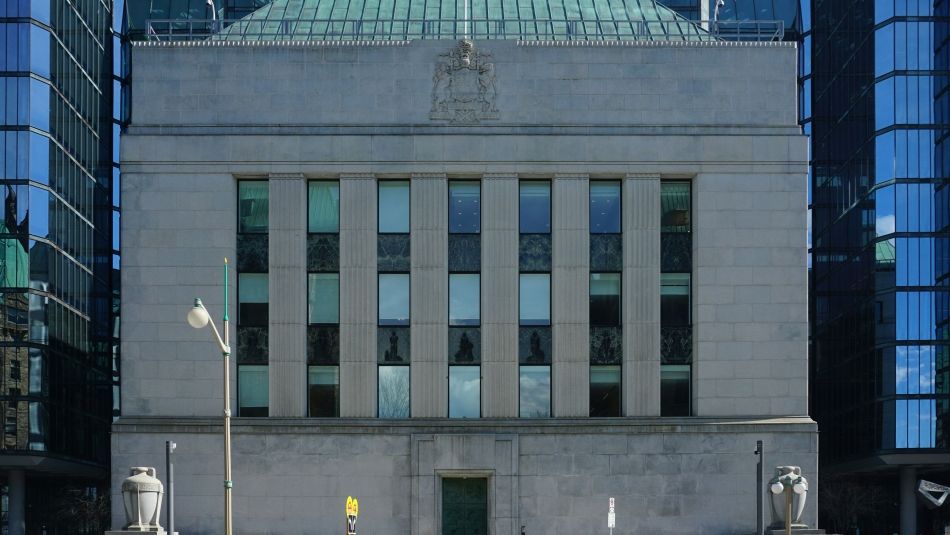 La façade du bâtiment de la Banque du Canada