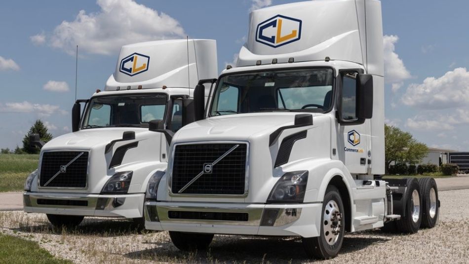 Two semi trucks cabs