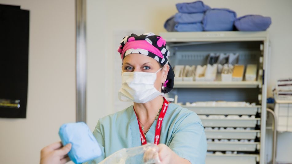 Nurse in PPE
