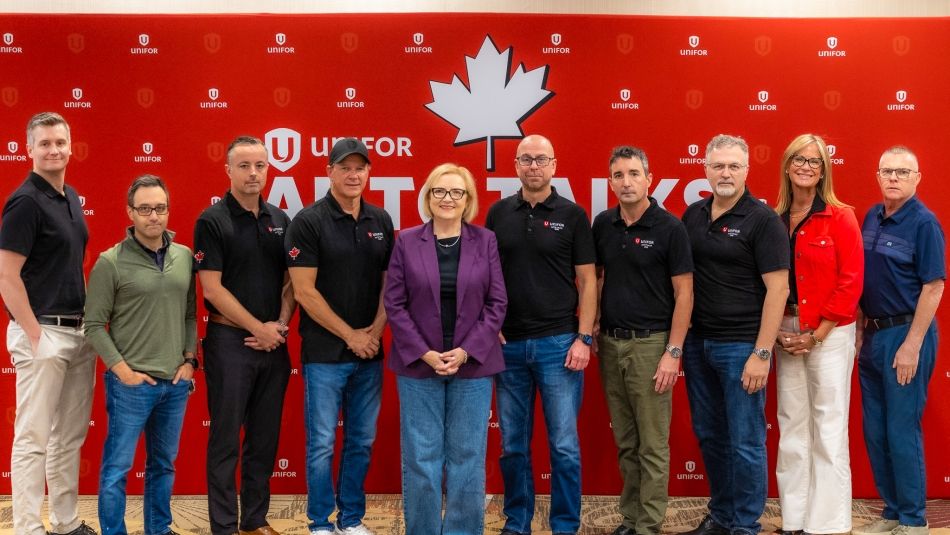 Members of the Unifor Ford Master Bargaining Committee