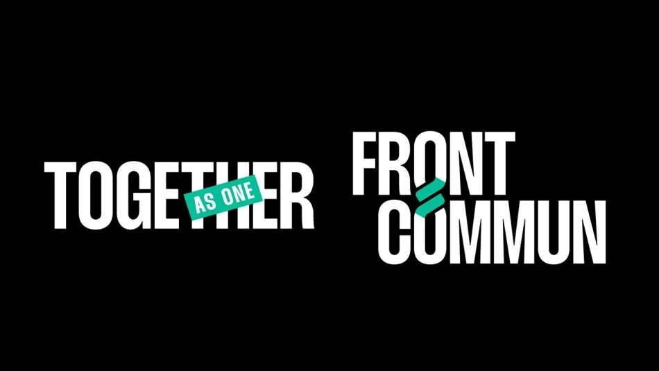 Un logo en forme de marque verbale pour Front Commun 