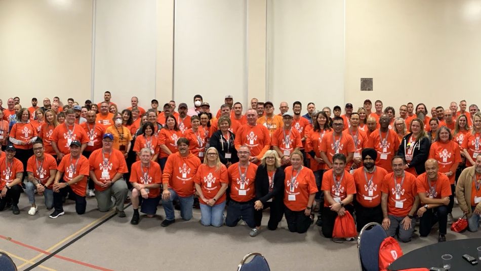 Participants at the 2022 Unifor Health and Safety Conference