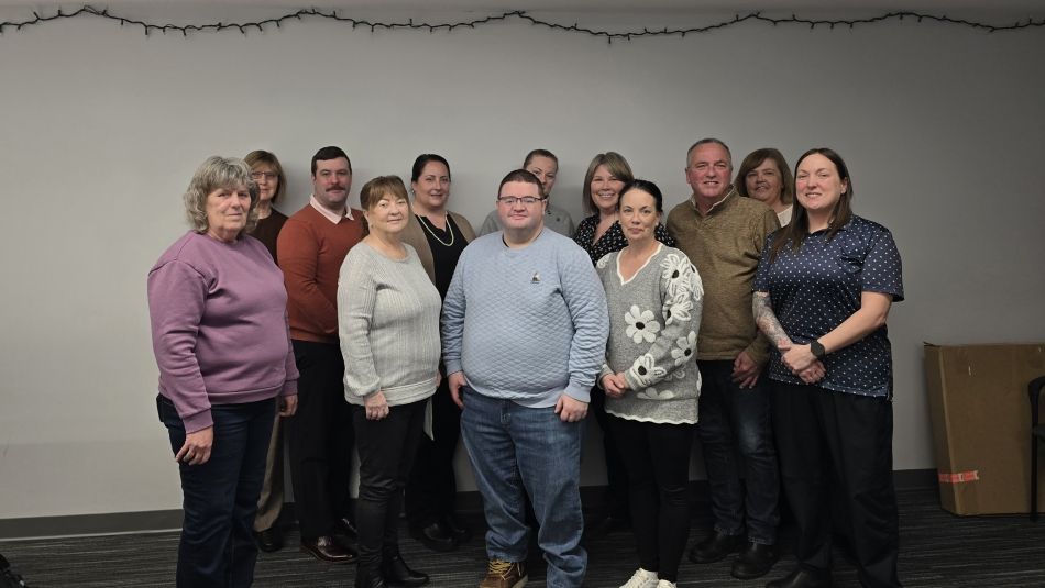 A group pose smiling at the camera