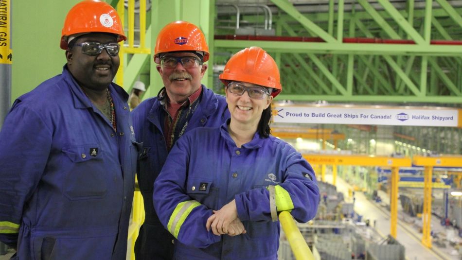 Irving Shipyard workers 