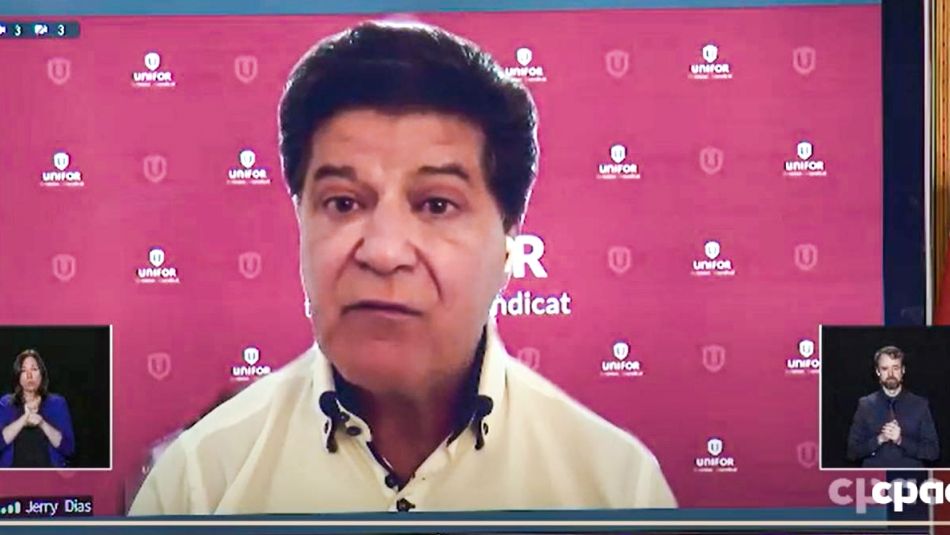 Jerry Dias on Zoom