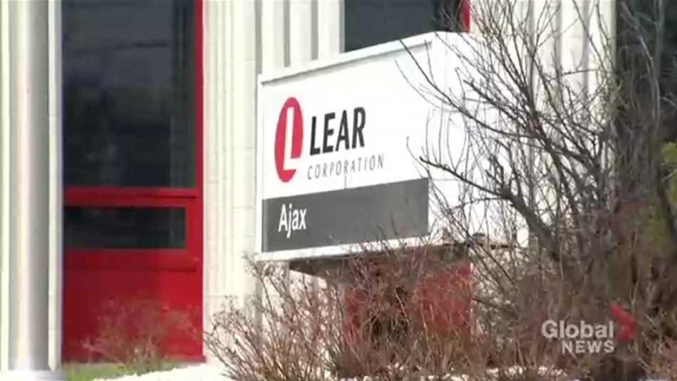 Exterior of the Lear facility in Ajax. 