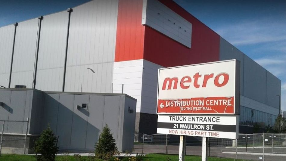 The Metro distribution centre in Etobicoke, Ontario.