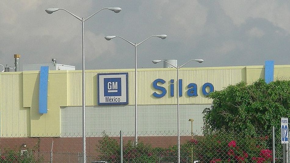 The GM plant in Silao, Mexico.