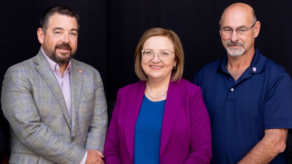 Daniel Cloutier, Lana Payne and Len Poirier 