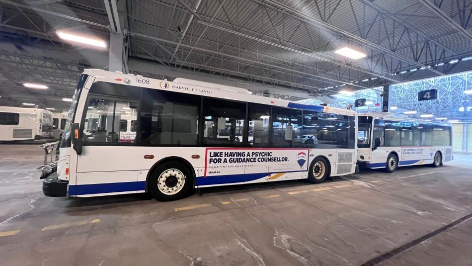 Oakville Transit bus.