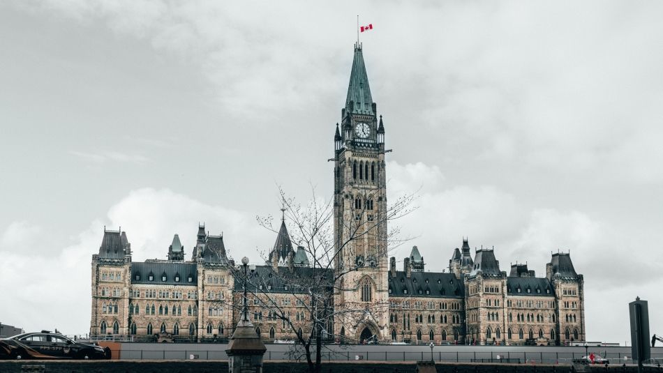 Colline du Parlement à Ottawa