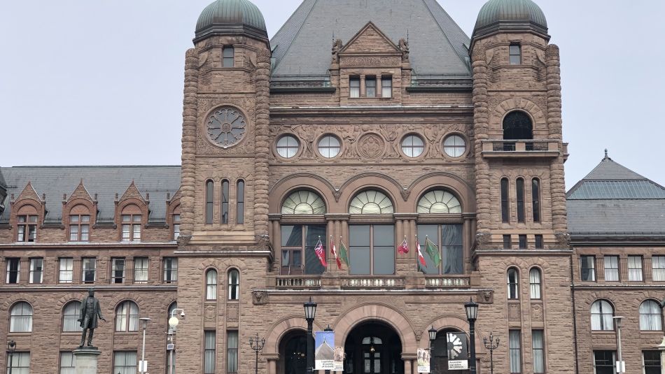 Exterior shot of Queen's Park.