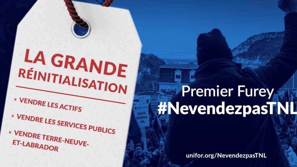 La grande réinitialisation. Premier minister Furey, #NeVendezPasTNL