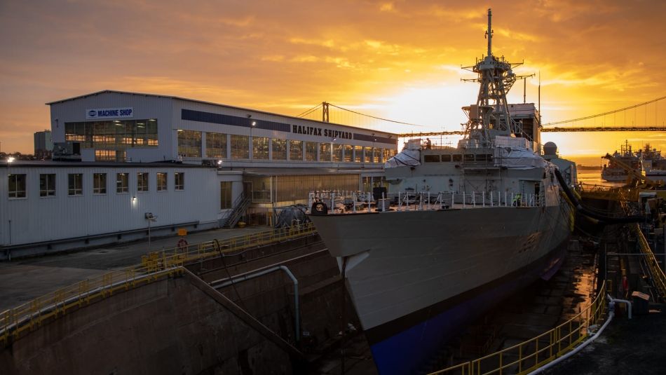 Sampson Irving Shipyard Sunrise