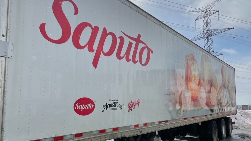 A Saputo truck