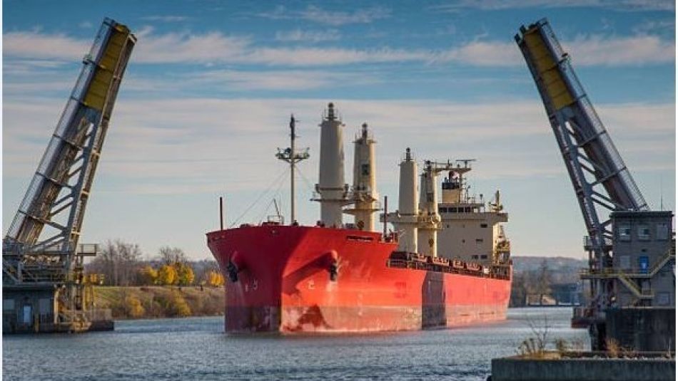 Ship in St. Lawrence Seaway