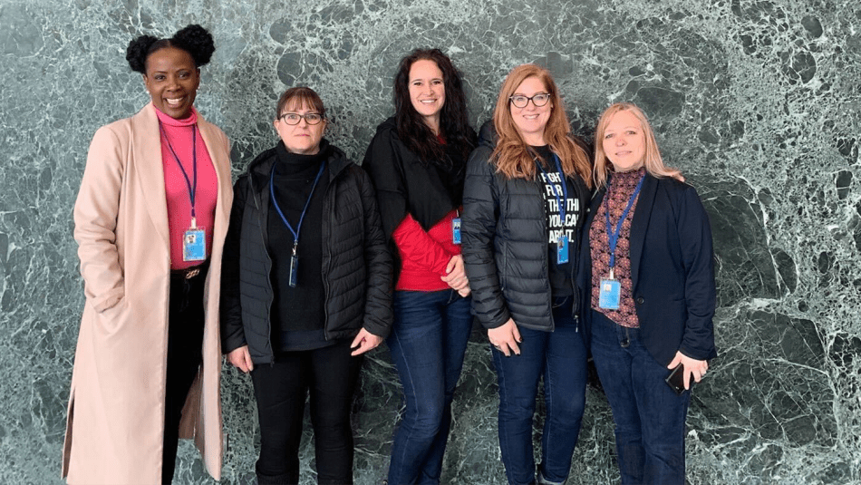 Unifor's delegation to the United Nations Commission on the Status of Women in 2023