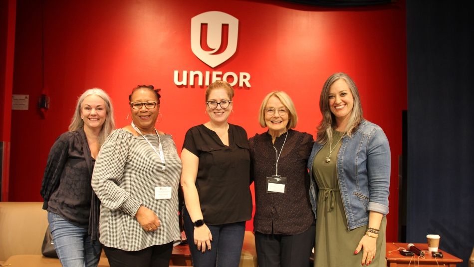 Nikki Lundquist, Angela Downey, Tracey Ramsey, Peggy Nash and Jennifer Frenchnd 