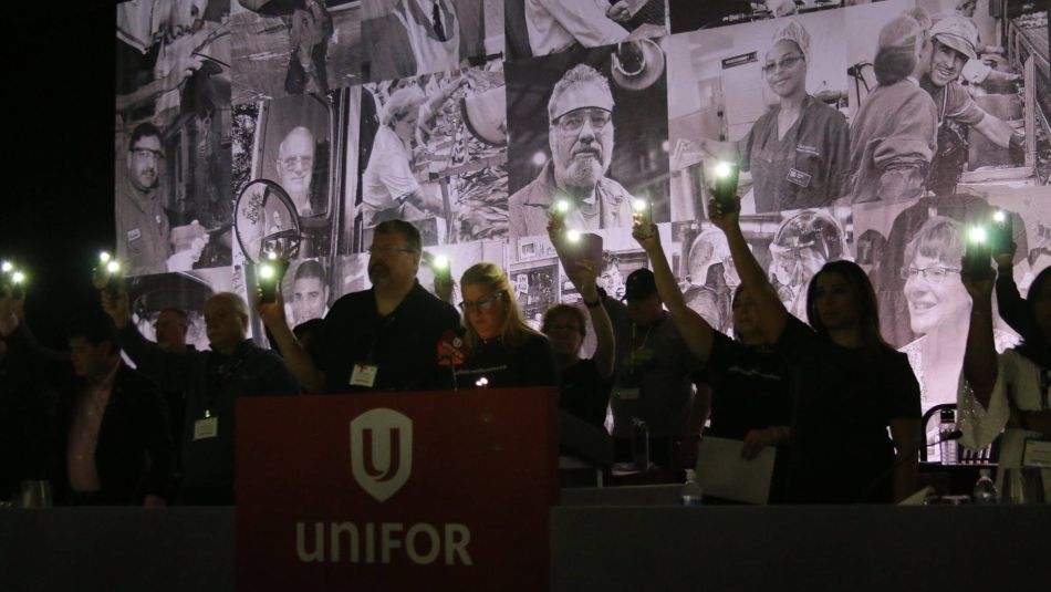 People holding a vigil.