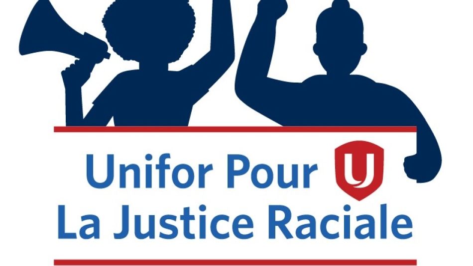 Logo d'Unifor pour la justice raciale 