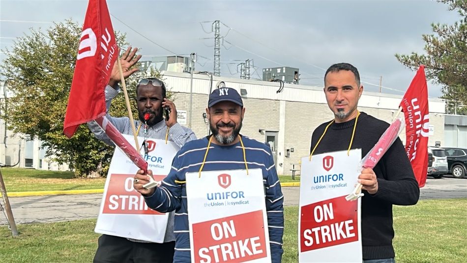 Blue line striking members