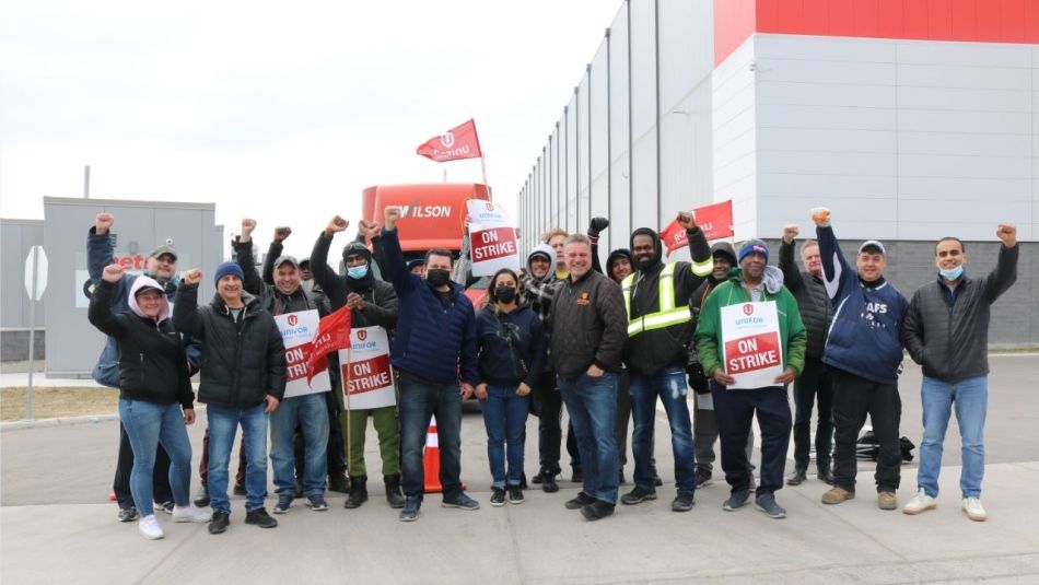 Unifor Local 414 Metro Distribution Centre members 